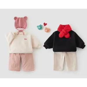 [베베르망] (아동)봉쥬르자수플리스맨투맨[티셔츠BFKG503C]