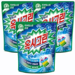 옥시크린 산소계 표백제1.2kg 리필 3개