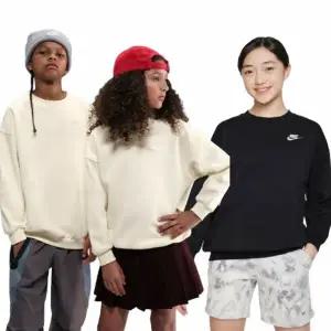 나이키키즈 (140-170) A254SW323P 초1-6학년 오버사지즈 맨투맨 티셔츠 주니어 기모 플레이키즈프로MKD