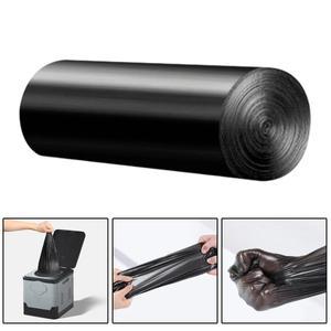 야외 접이식 변기 쓰레기 봉투 환경 친화적 생분해 캠핑 여행 용품 1 롤 12 개