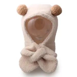 무슈 유아 아동 방울 바라클라바 모자