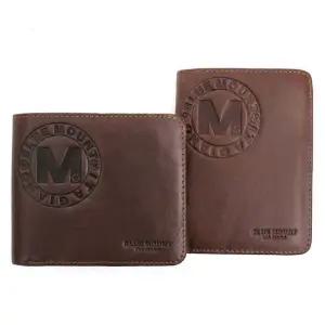 MJ4072 블루마운트 소가죽 중지갑 반지갑 남성지갑