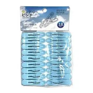 고급형 빨래집게18개입 2001-18P 색상랜덤) 빨래집게대형 대형빨래집게 빨래집게중형