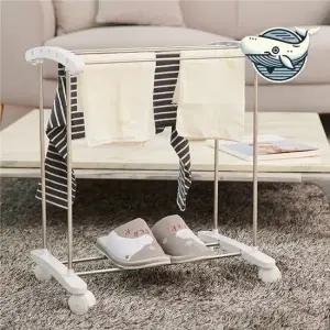 휴대용 바퀴 빨래 건조대 소형 세탁물 건조 국산건조대 기숙사건조대 미니빨래건조대