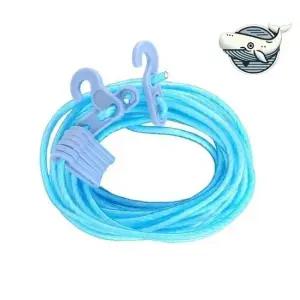 야외용 코팅 빨래줄 튼튼한 고리와 실외 세탁줄 빨래건조 세탁건조 실내빨래줄