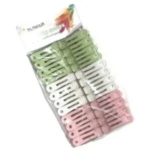 빨래집게24개입 9022-24P 주머니 빨래집개 빨래집게대형 대형빨래집게 빨래집게중형