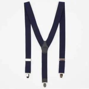 벨트 집게 멜빵 코디 멜빵끈 남성용 서스펜더 갈색 어