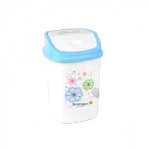 ( )정사각 스윙뚜껑 휴지통 21.5x21.5x32.5cm 청소용품