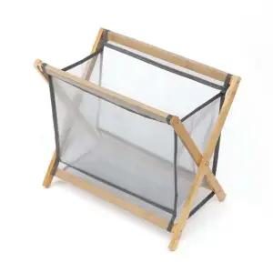 우드픽 메쉬 빨래바구니 접이식 빨래수거함 생활용품 가정용품 생필품