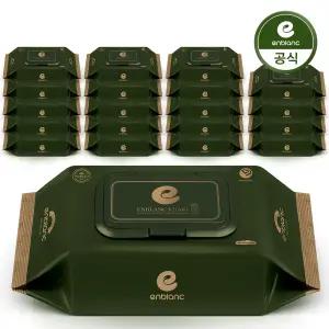 앙블랑 아기물티슈 82고평량 세이프 카키 캡형 68매X20팩 N-KC20