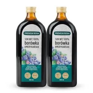 프리미엄로사 블루베리 원액 즙 100% 500ml 2병