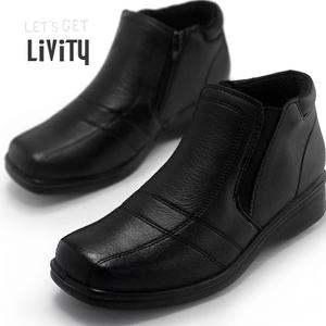 LIVITY 4cm통굽 기본형 지퍼 방한털부츠 방한앵글부츠 방한화 S137 50종 워커 운동화 슬립온 플랫슈즈 단화