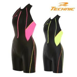 [티막]테크닉 여성실내수영복 YTNe0109/원피스/여성3부/반신수영복