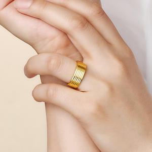 [한국표준금거래소] 순금반지/ 스트라이프반지 7.5g