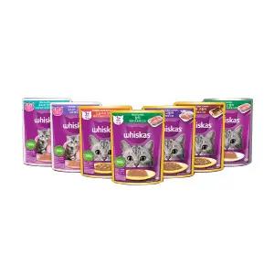 위스카스 파우치 80g x 24개(1박스) 고양이주식파우치