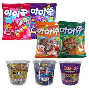 [크라운] 마이쮸 대용량/캔털루프 멜론/애플 망고/핑크 리치/써니 피치/사과 포도 딸기 한박스 8봉 카라멜 캐러멜 츄잉캔디 학교 학원 어린이집 유치원 간식 하리보