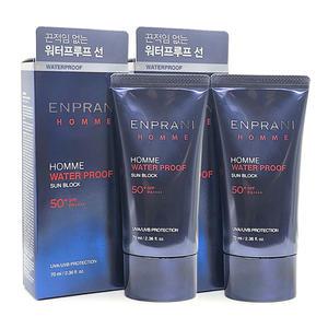 엔프라니 옴므 선블록 70ml+70ml 남자선크림남성썬