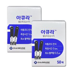 26년08월 아큐라플러스 혈당시험지/검사지100매