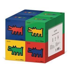 한예지 키스해링 큐브 미니 미용티슈 230매 8입