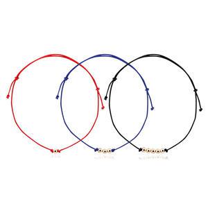 [주얼레이디] 14K 골드볼1개 끈팔찌/매듭팔찌