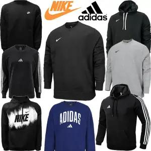 정품 긴팔티 나이키 아디다스 맨투맨 후드티 남성 남자 기모 트레이닝복 운동 런닝 스포츠티셔츠 학교 단체