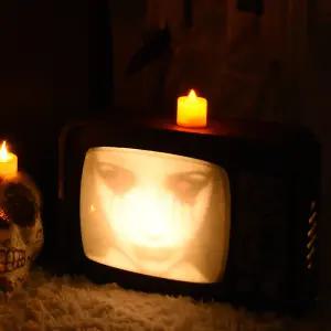 할로윈텔레비젼 장식소품 공포 귀신 파티 호러 무서운