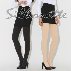 [실루엣] 여성 밍크 퍼 레깅스 융털 기모 스타킹 타이즈 겨울 여자 빅사이즈 살색 학생