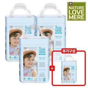 네이쳐러브메레 슈퍼슬림 팬티기저귀 점보형 18매 3팩 + (Gift) 1팩 더 총 4팩