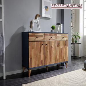 [기타]리버퍼니쳐 데우스 아카시아원목 1200 높은 거실장