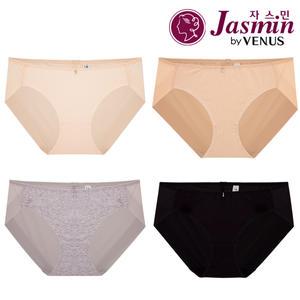 [비너스자스민] JPT3033H 베이직 코튼 삼각 헴팬티