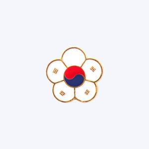 군인 뱃지 / 무궁화 태극기 배지 BG003 - 밀리터리 브로치 귀여운 에코백 가방 필통 꽃