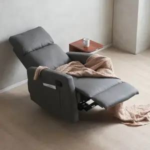 에보니아 리브 1인용 리클라이너 에어레더 / 1인 쇼파 소파