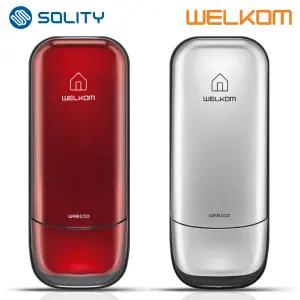 [수도권설치] 솔리티 웰콤 WRB100 비밀번호전용(카드키기능無) 0초즉시잠금 강력한내구성 스마트라이팅 현관번호키 현관문 디지털도어락 도어록 내부이중잠금 허수기능 고온감지