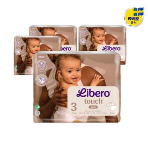 리베로기저귀 TOUCH 터치 밴드형 3단계 4팩 160매