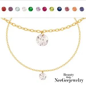 [NeeGee] 14k 골드 탄생석 color팔찌 12종 택1