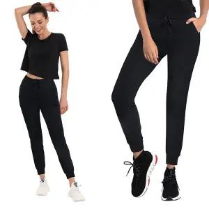 [버블라임]코튼스판 소프트 트레이닝 조거 팬츠 런닝 요가복_B09