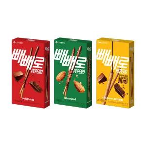 빼빼로 혼합/초코/아몬드/초코필드(누드) 20갑