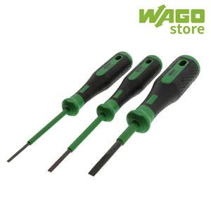 독일 와고 공구 일자드라이버 3종 세트 210-722