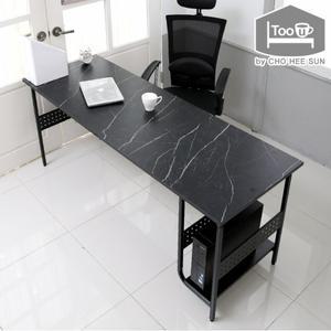 투유바이조희선 브르 2인용 컴퓨터책상 본체선반1