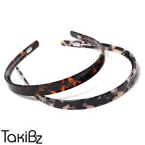 [타키비즈]레오퍼드 빗살 헤어밴드