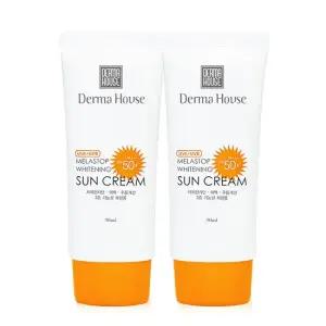 [더마하우스] 미백 썬크림2개/베이스기능 SPF50+PA+++ 3중기능성