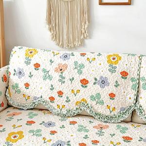 [러빙랩]쟈드 쁘띠 순면 쇼파패드 논슬립 패드 1인용 소파 70x70cm