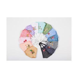 미도규방 4계절 숨쉬기편한 전통 꽃자수 빨아쓰는 재 사용 가능 패션 웨딩 한복 3D모시 마스크