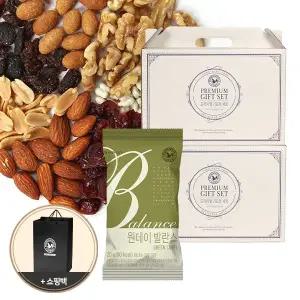 [산과들에]하루견과 원데이발란스그린 30입 선물세트x2 +쇼핑백