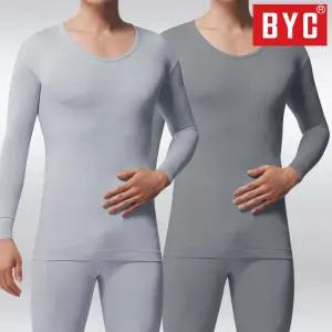BYC 남성 베이직 양면 보온 내복 겨울 성인 빅사이즈 110-120 상하 세트 내의