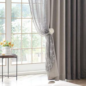 뷰하우스 겐트 아일렛 투톤암막커튼 풀세트 슈퍼특대형