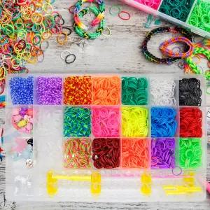 칼라 룸밴드 칼라밴드 공예세트 KC 고무줄팔찌 만들기재료 세트