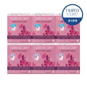 [나트라케어] 울트라엑스트라 패드 6개 묶음구성