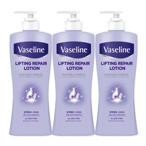 바세린 리프팅 리페어 로션 450ml x3개 탄력케어
