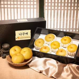 [아리팜] 명절 선물용 나주배 7.5kg(11~13과) 황금보자기포함
